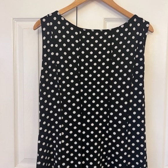Perceptions Polka Dot Dress A Line Black White 16 - Picture 11 of 16